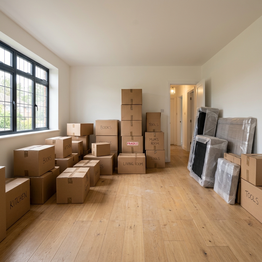 Living room before relocation